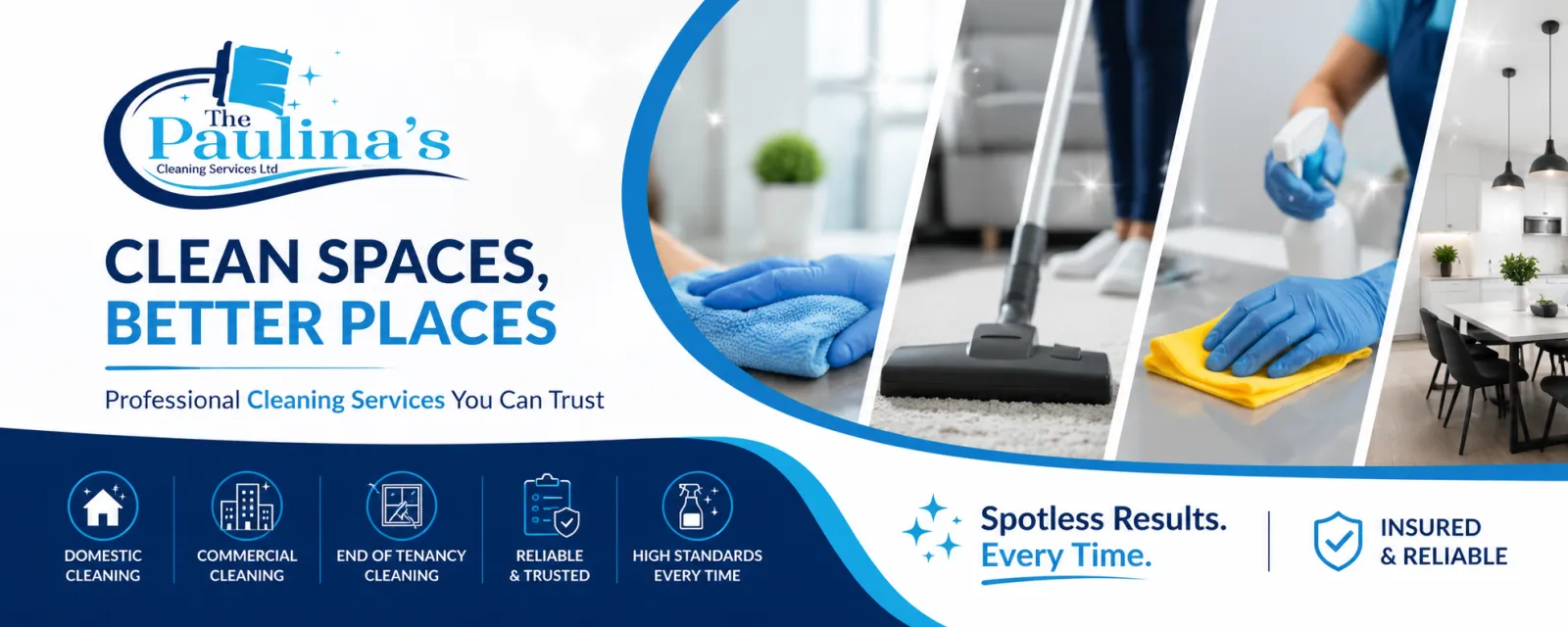 The Paulina's house keepers and cleaning services ltd Banner