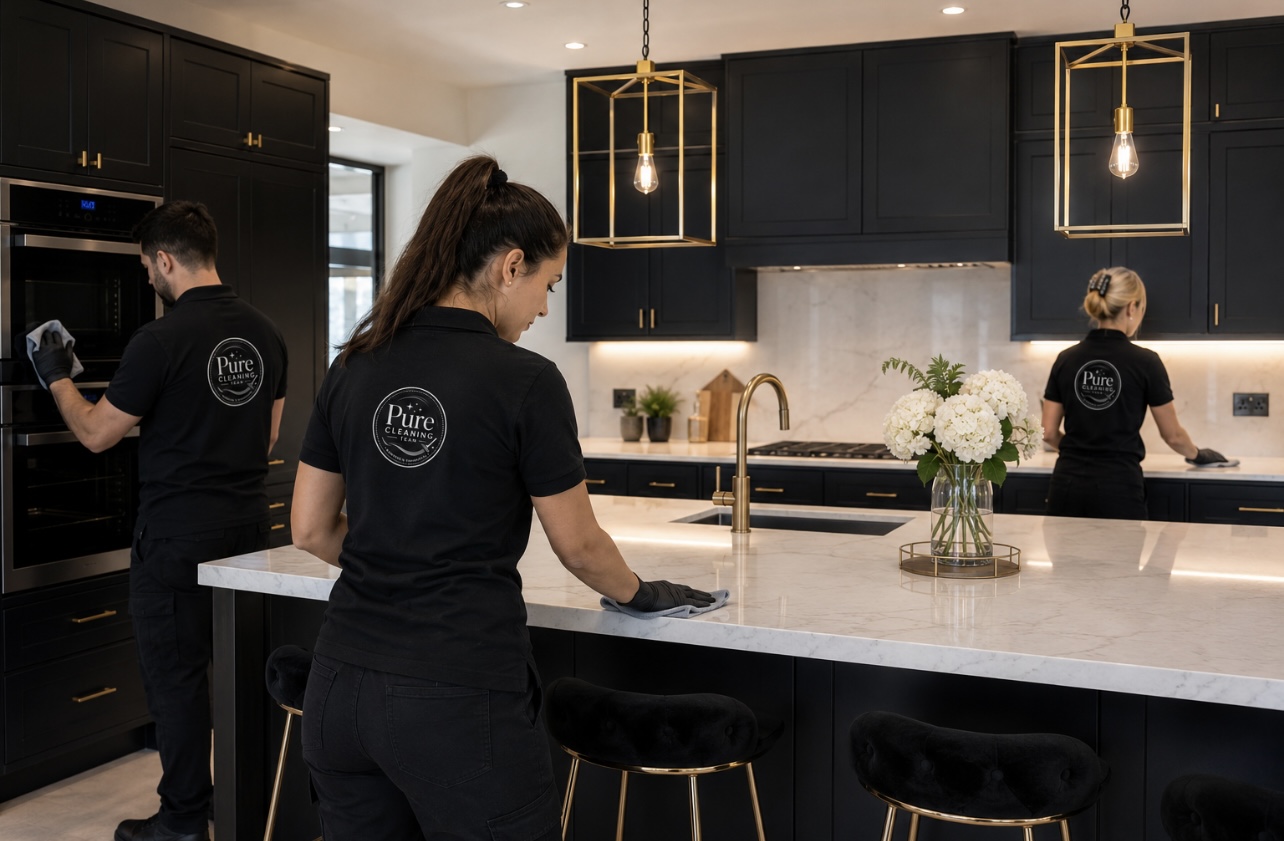 Pure Cleaning Team Banner
