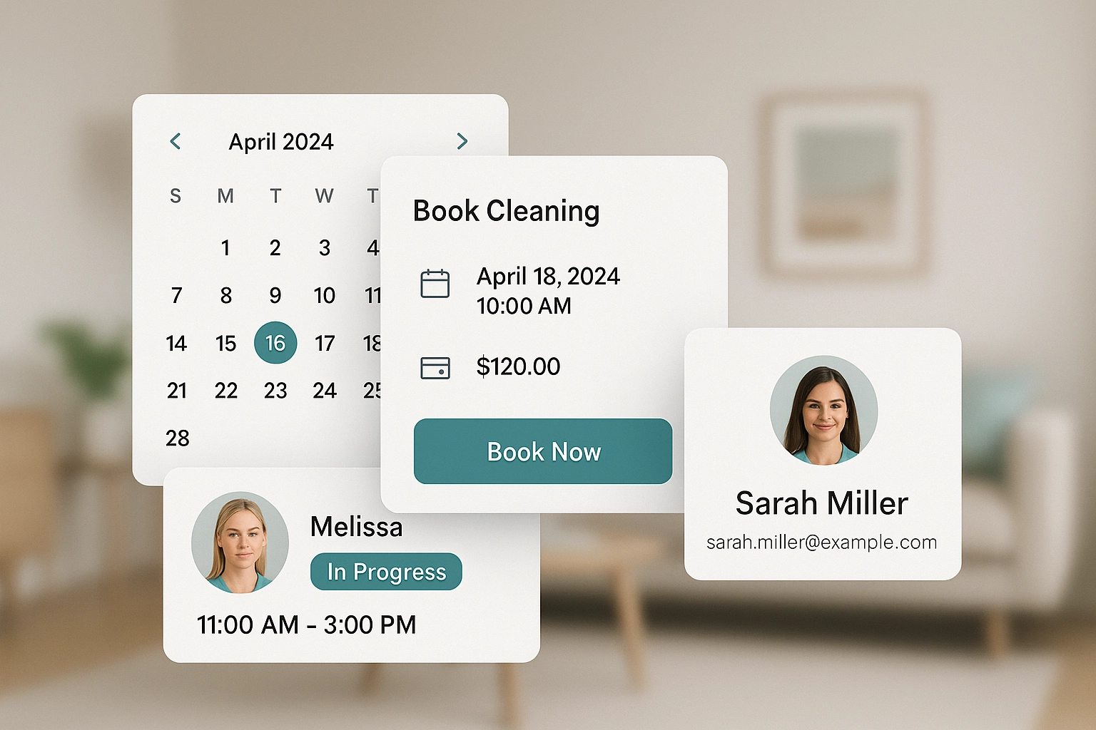 Cleanwich maid service software