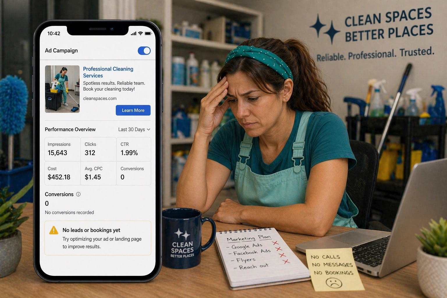 Cleaning ads not working