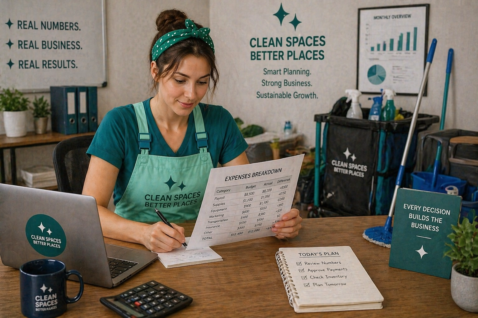 Cleaning business costs