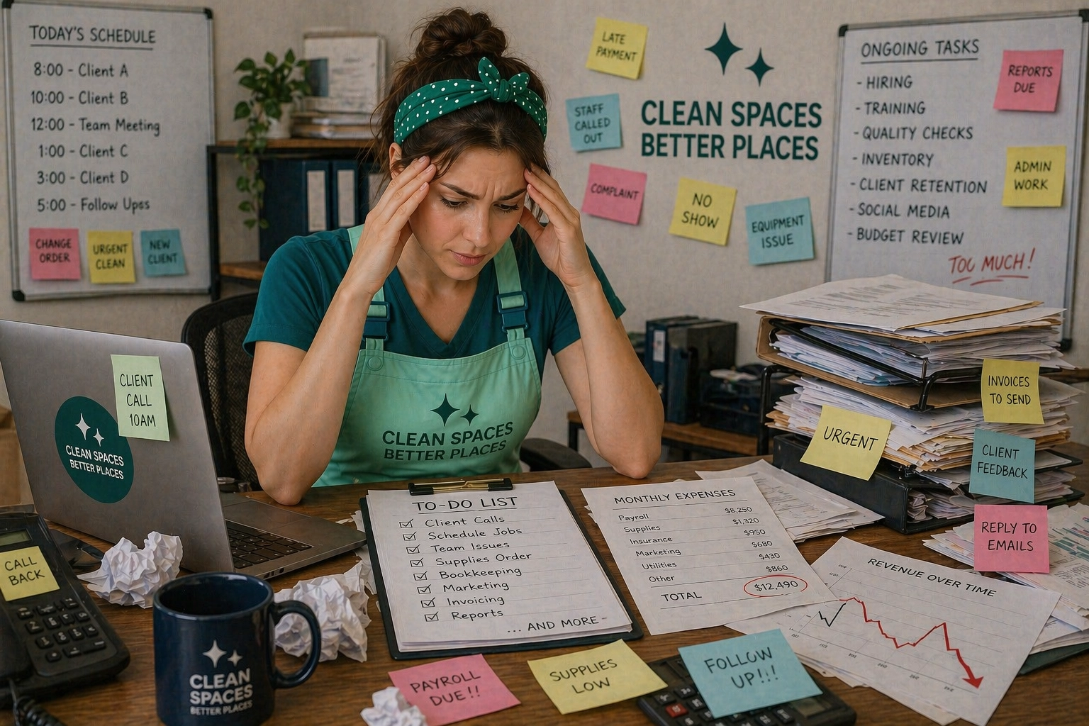 Why cleaning businesses get stuck