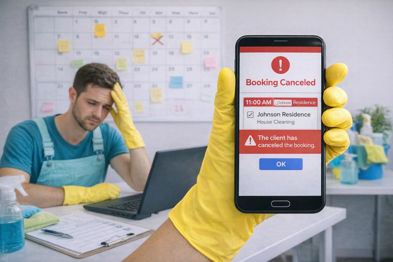 Handling cleaning cancellations