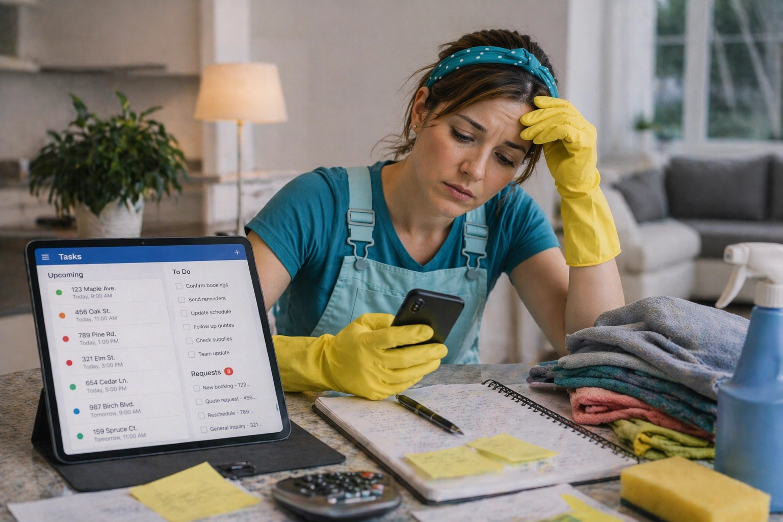 Why your cleaning business is busy but not growing