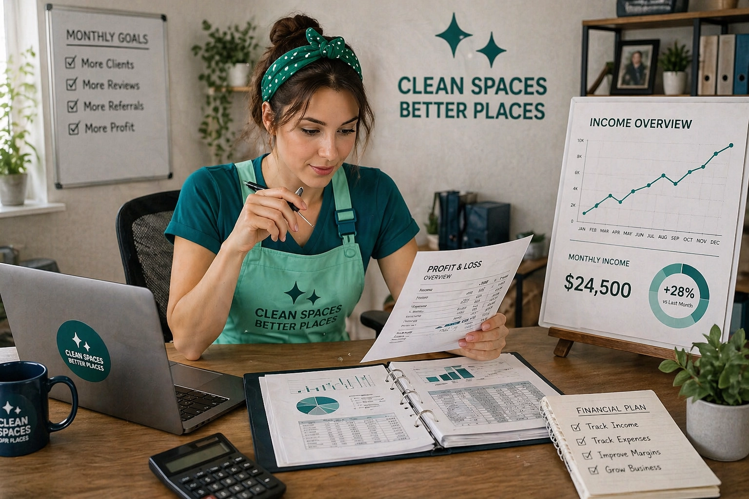 Cleaning profit margins