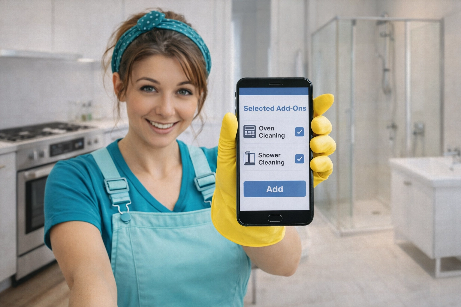 Cleaning add ons and upsells