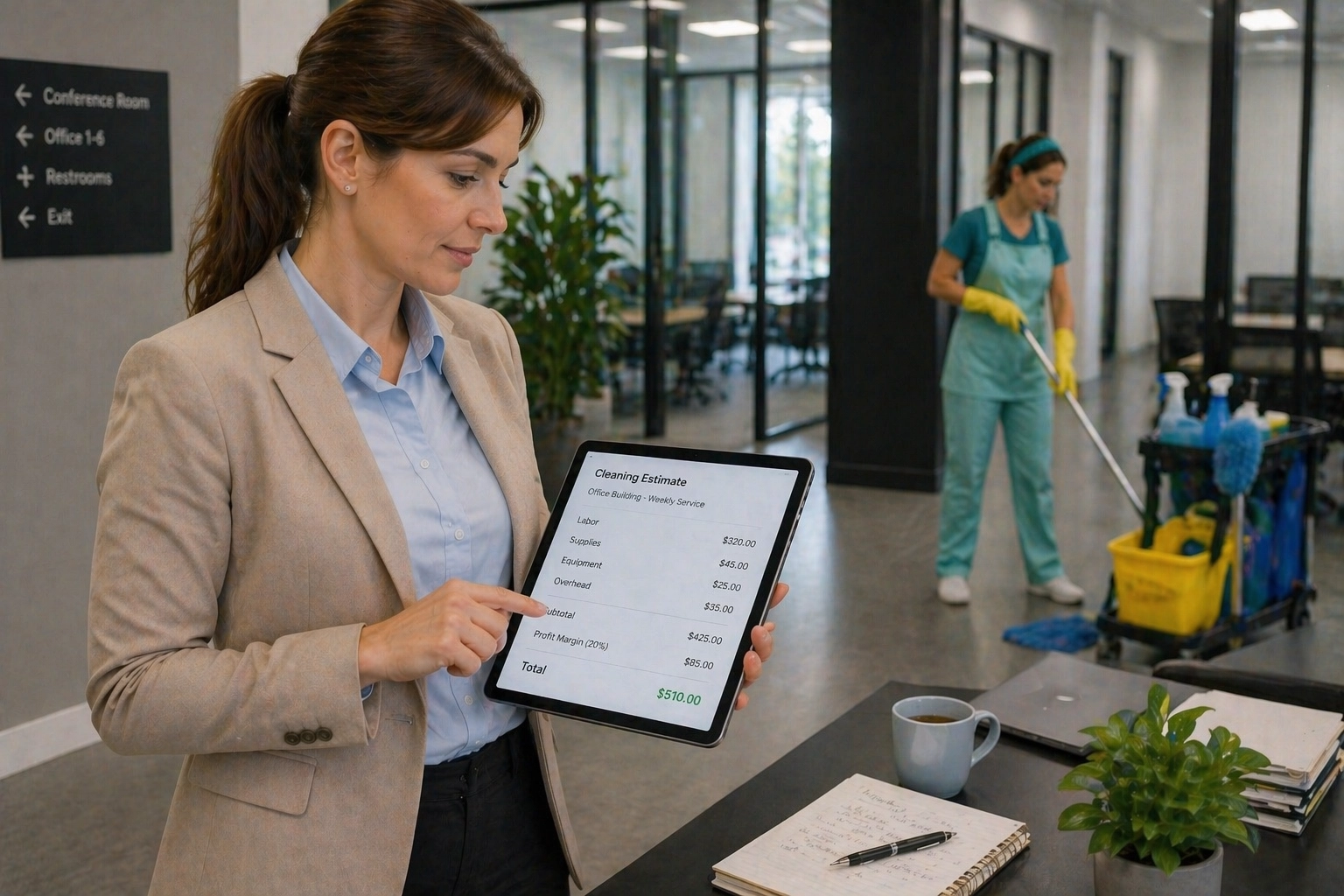 Commercial cleaning pricing