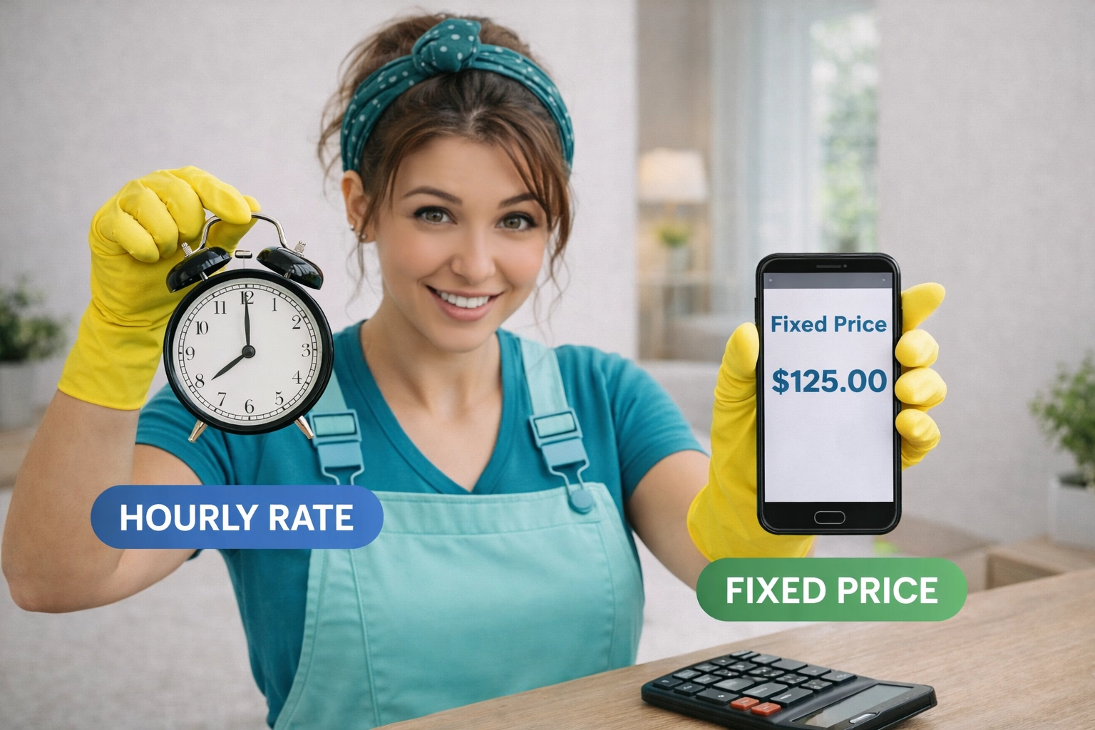 Hourly vs flat rate cleaning pricing