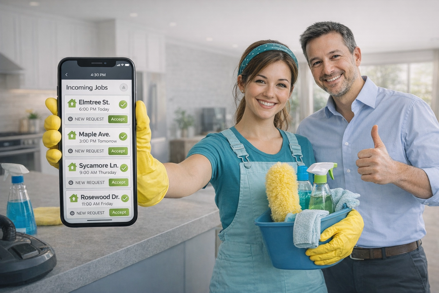 More cleaning bookings