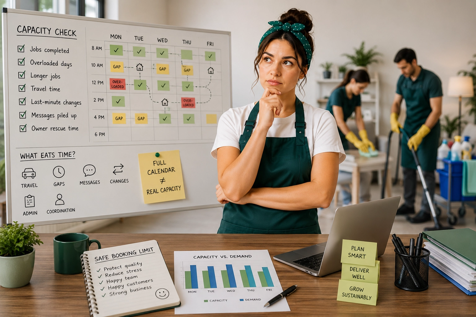 Know your real cleaning business capacity