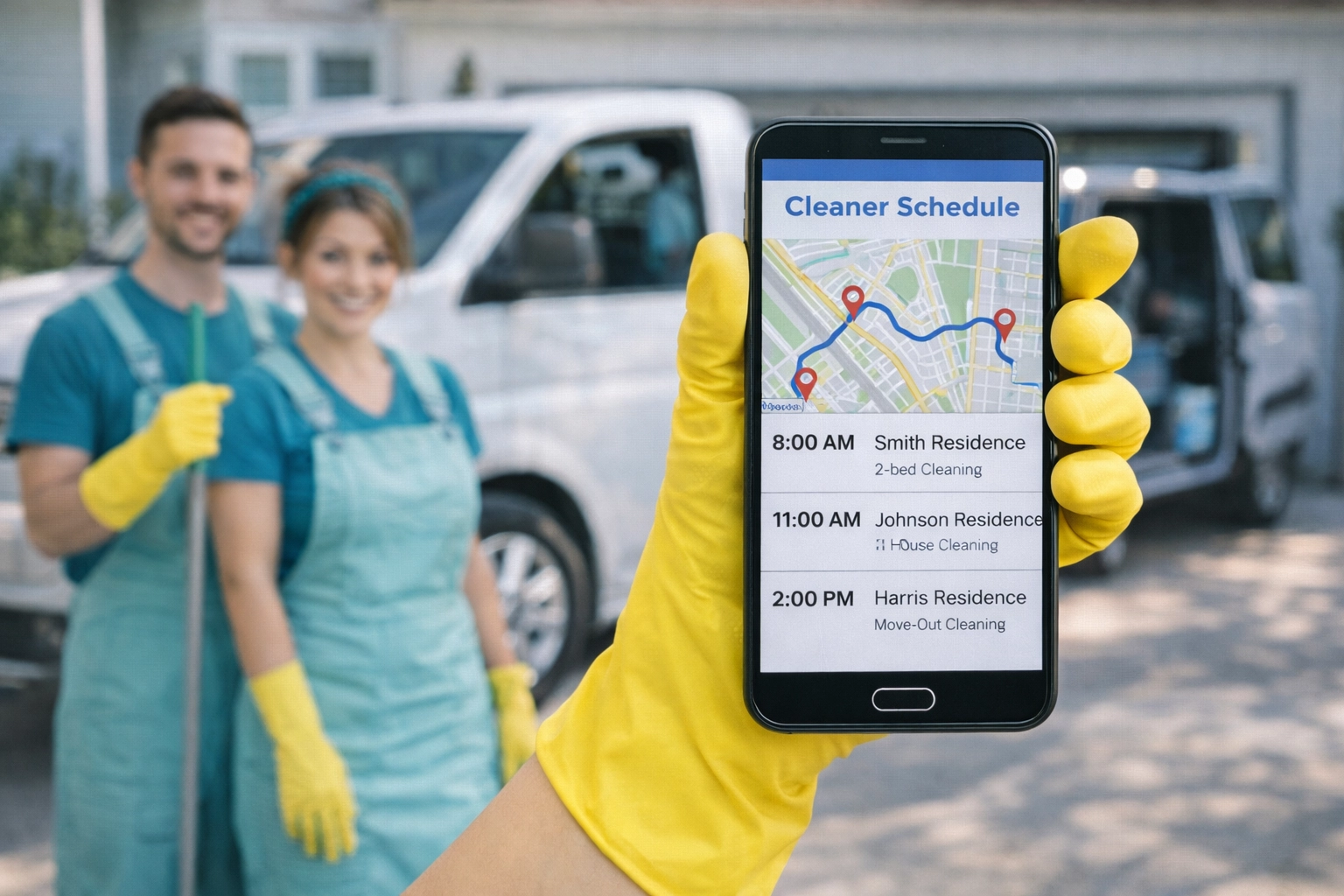 Scheduling cleaners efficiently