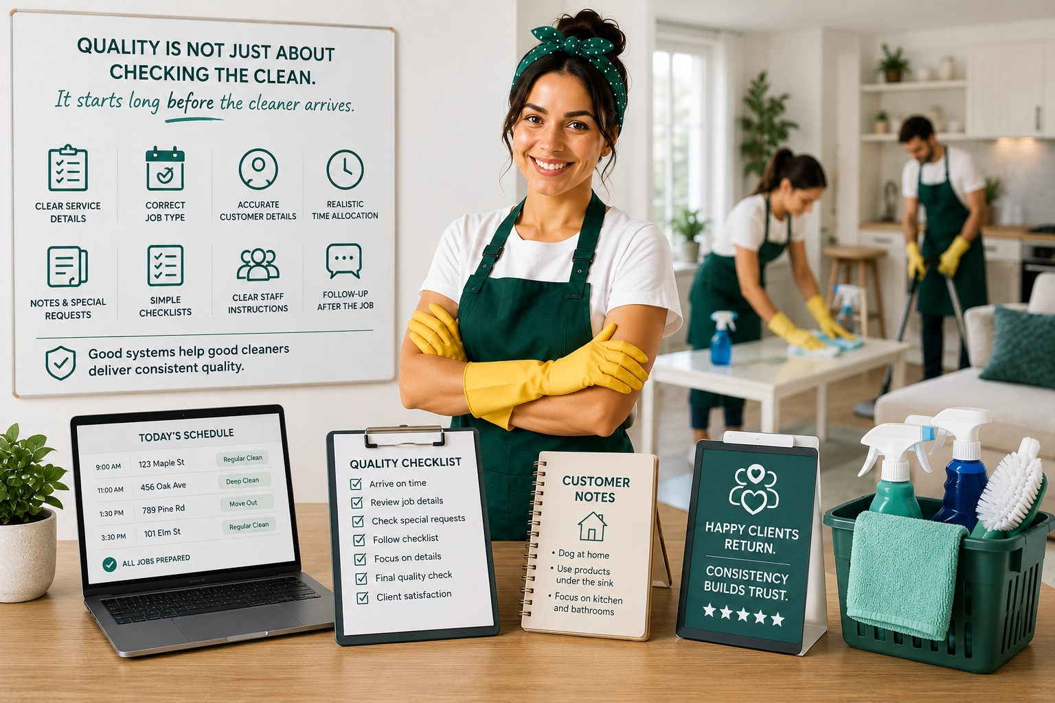Systems protect cleaning quality
