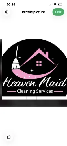 Heaven maid cleaning services logo