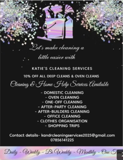 Katies cleaning services logo