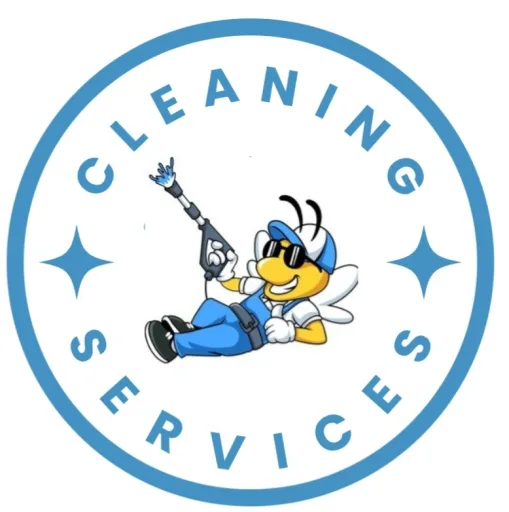 The bees knees cleaning service logo